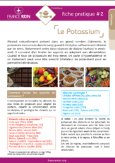 Fiche pratique France Rein #2 - Le Potassium