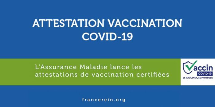 actualité attestation vaccinale