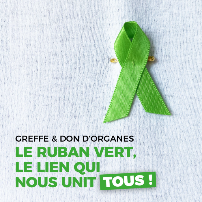 Ruban vert pour le don d'organes