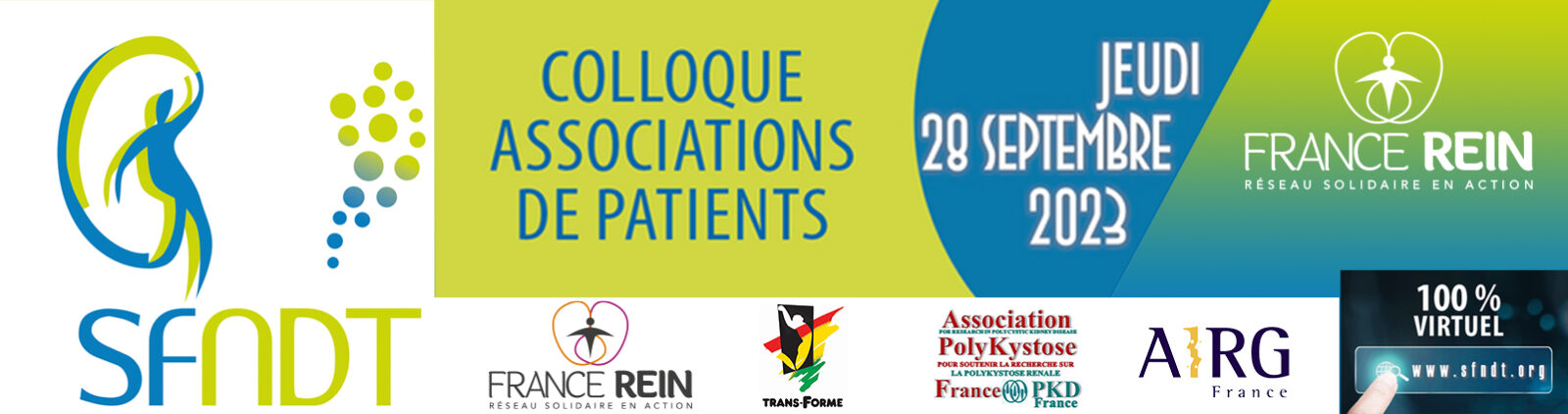 SFNDT Colloque associations de patients Jeudi 28 septembre 2023