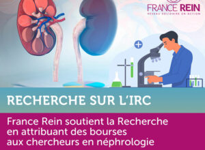 Recherche sur l'IRC - France Rein soutien la Recherche en attribuant des bourses aux chercheurs en néphrologie