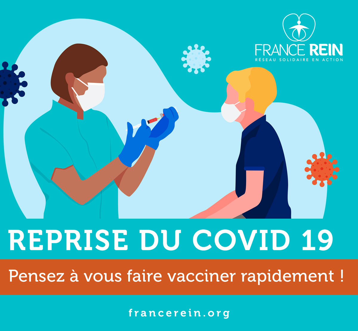 Reprise du Covid19 Pensez à vous faire vacciner rapidement