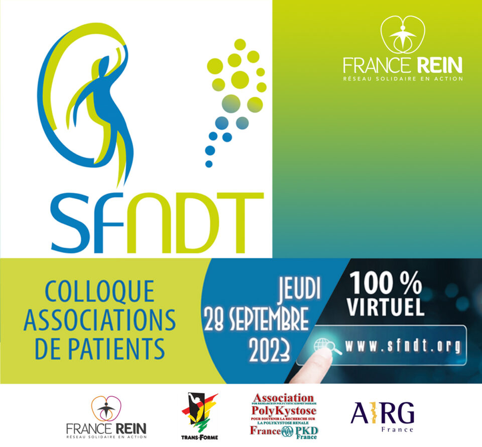 Colloque SFNDT associations de patients - Jeudi 28 septembre 2023