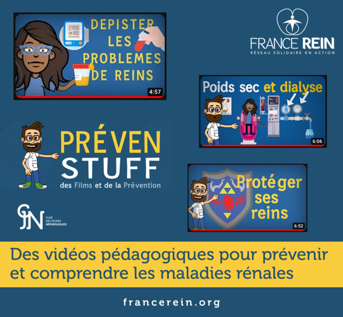 Préventstuff, des vidéos pédagogiques pour prévenir et comprendre les maladies rénales