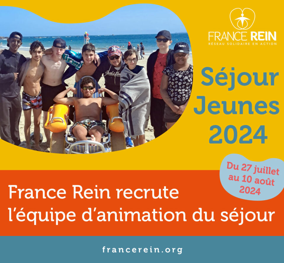 Séjour Jeunes 2024 - France Rein recrute l'équipe d'animation du séjour