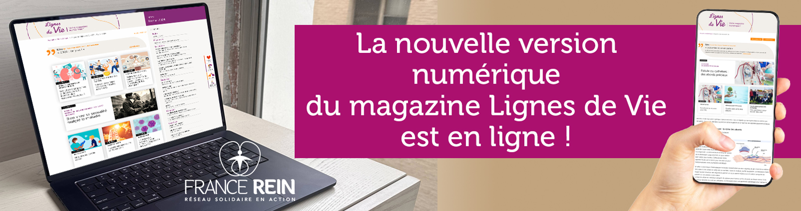 La nouvelle version numérique du magazine Lignes de Vie est en ligne !