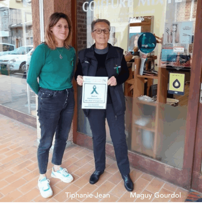 Coiffeur Seventif ambassadeur du don d'organes