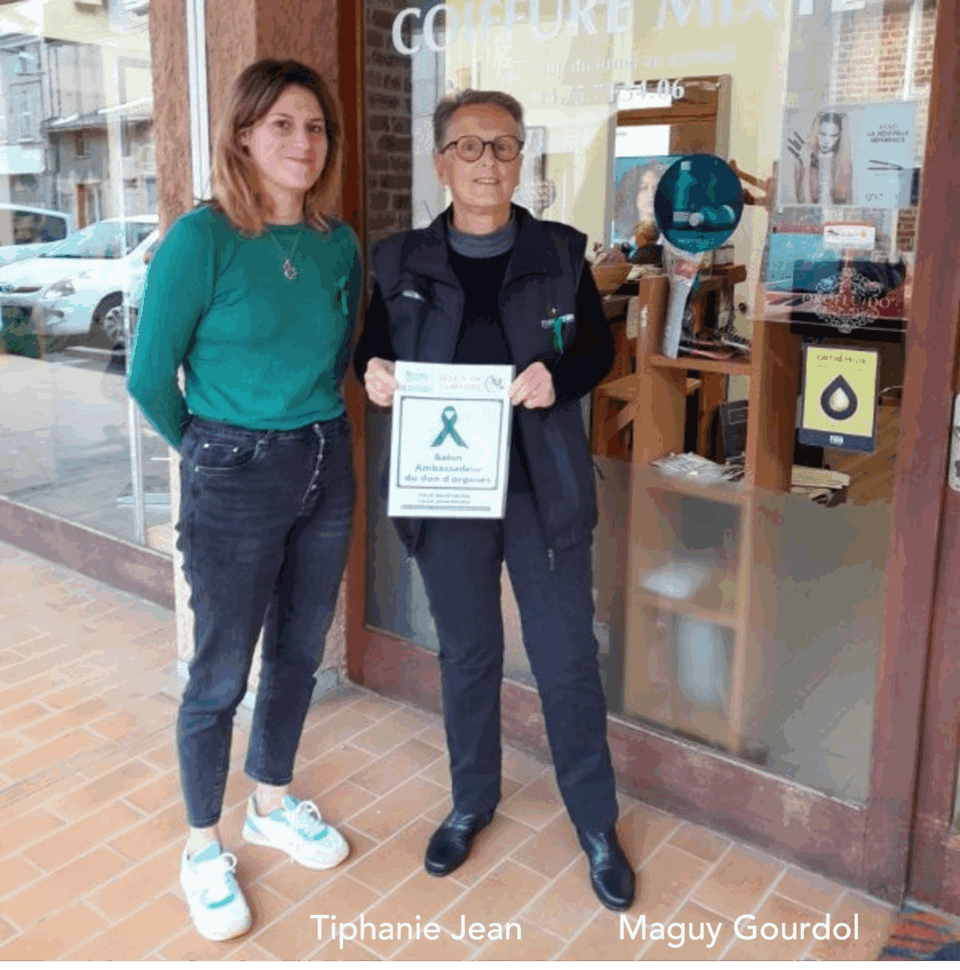 Coiffeur Seventif ambassadeur du don d'organes