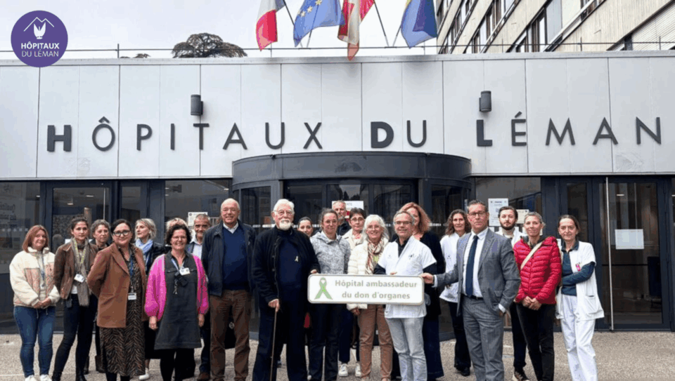 Les Hôpitaux du Léman à Thonon-les-Bains sont devenus Ambassadeurs du Don d’Organes