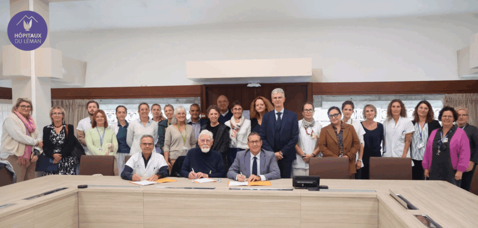Signature de la Charte "Ambassadeurs du Don d’Organes" aux Hôpitaux du Léman à Thonon-les-Bains