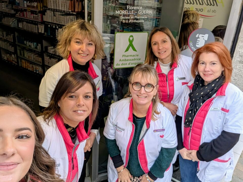 Pharmacie de la Tour Ronde ambassadrice du don d'organe