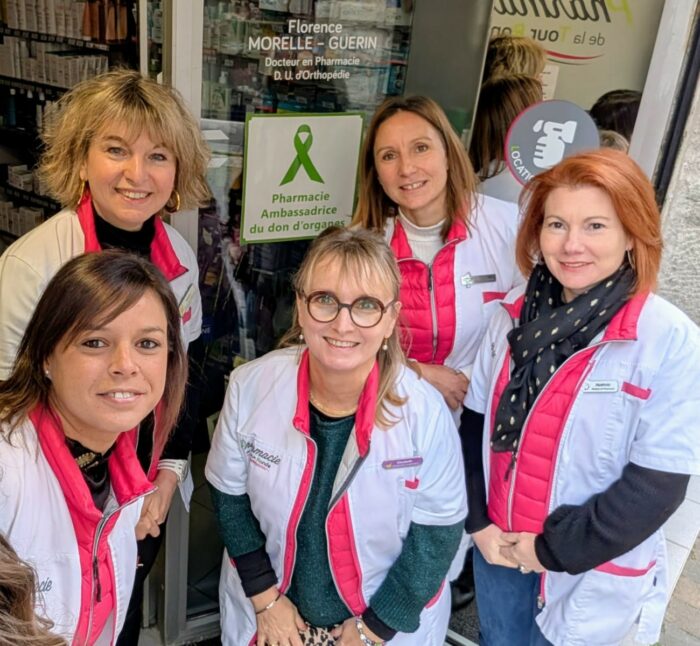 Pharmacie de la Tour Ronde ambassadrice du don d'organe