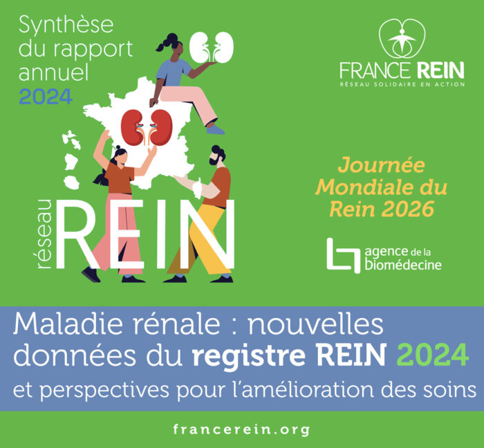 Synthèse 2024 du rapport REIN annuel - Maladie rénale : nouvelles données du registre REIN 2024 et perspectives pour l'amélioration des soins