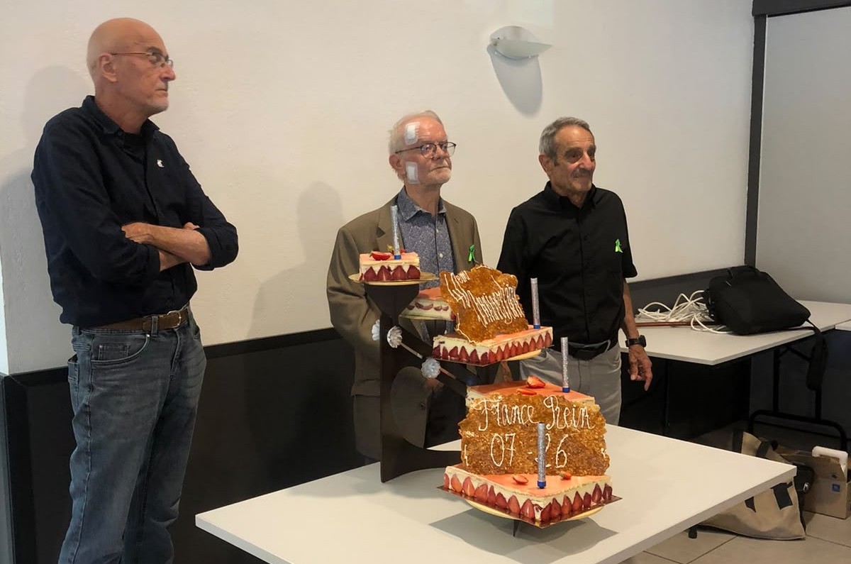 Le gâteau d'anniversaire des 40 ans de l'association