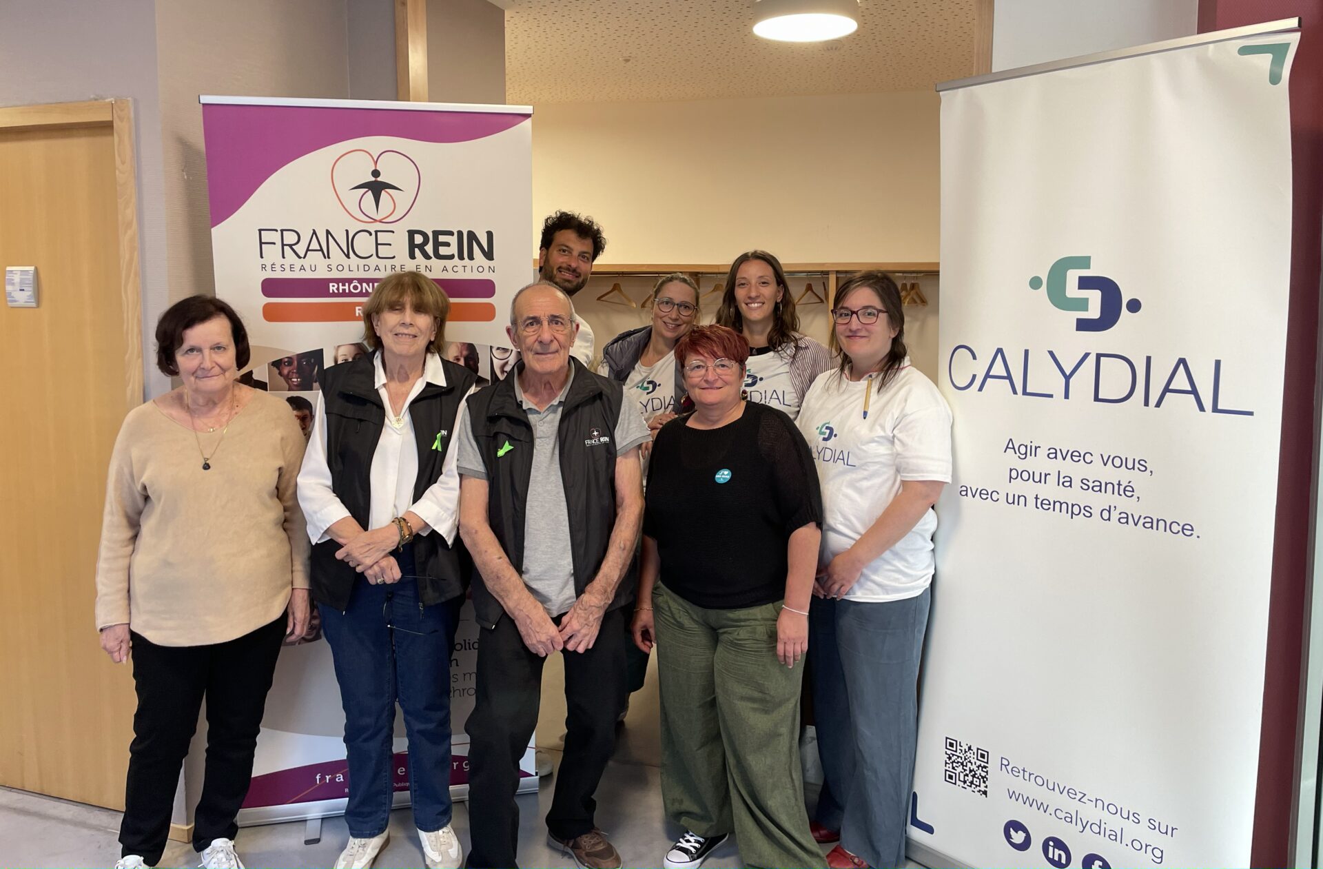 Givors - Mois de la santé - L'équipe de dépistage avec Calydial